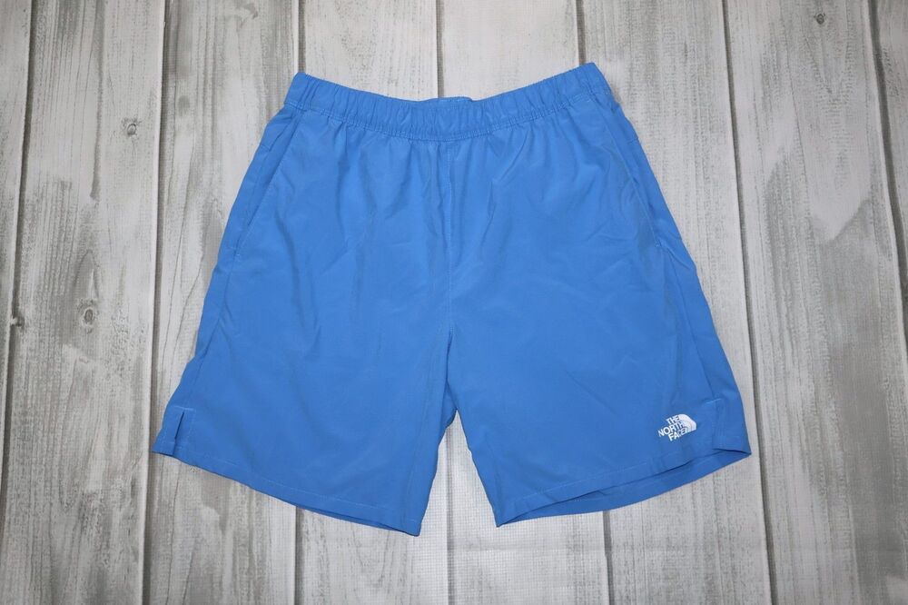 The North Face Men's Wander Shorts Medium Optic Blue 7" Inseam FlashDry TNF